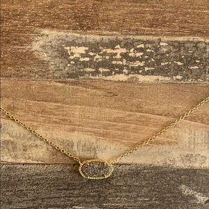 Silver and gold Kendra Scott necklace